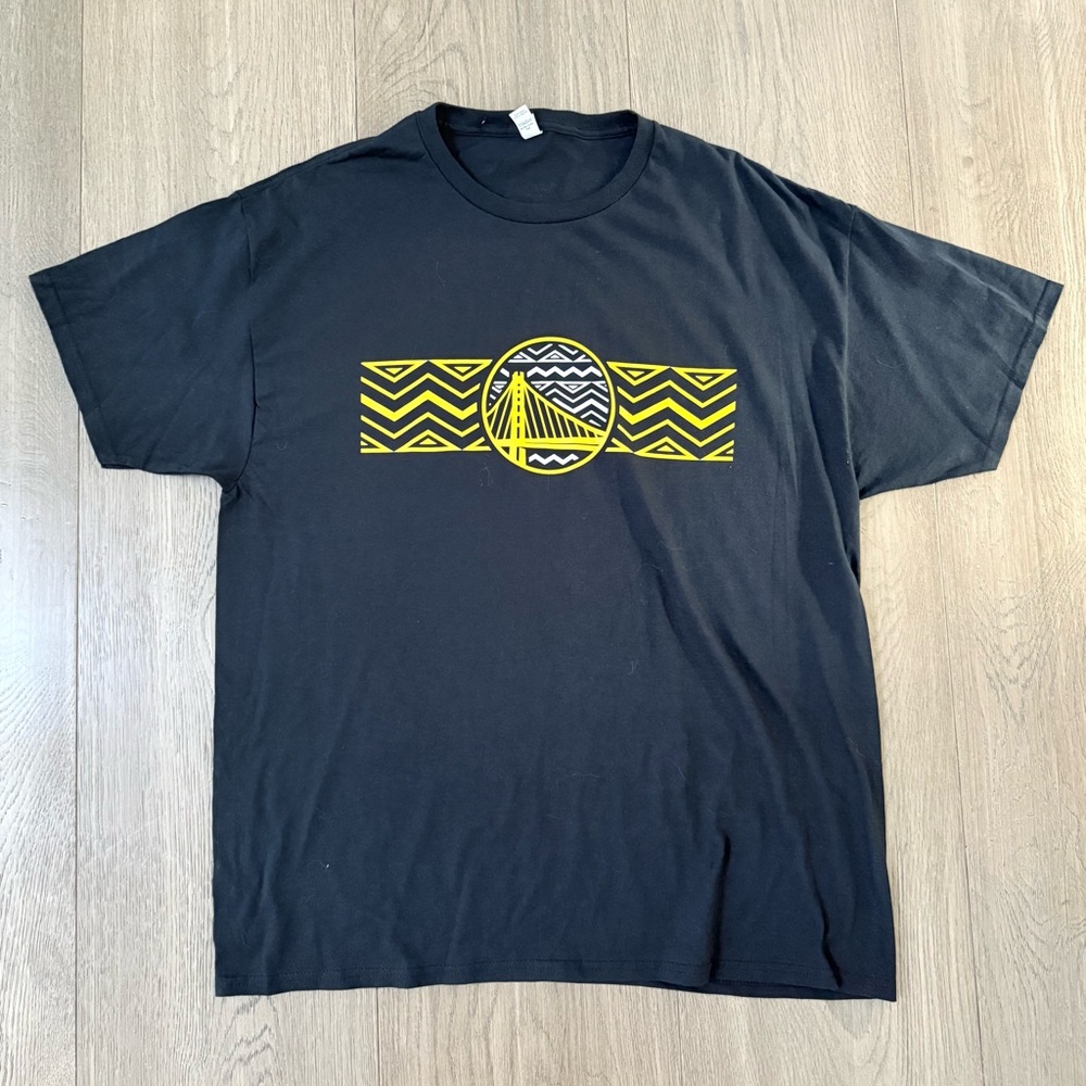 Golden State Warriors FISLL Black Graphic Tee XL